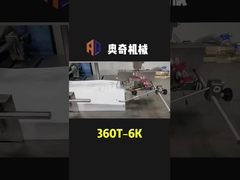 Komercyjna maszyna do składania papieru 380 V, 6 płyt klamrowych Maszyna do składania listów A4