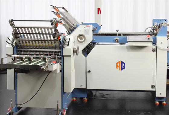 Składana maszyna do składania papieru z przekładnią o szerokości 480 mm i 6 klamrami